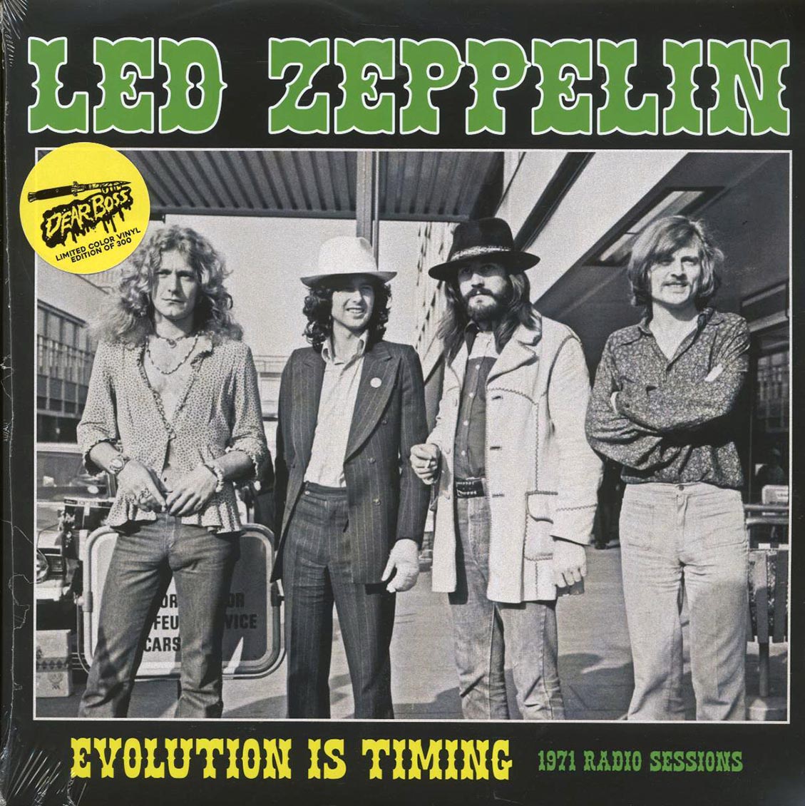 Led Zeppelin - Evolution Is Timing: 1971 Radio Sessions (ltd. 300 copies made) (2xLP) (colored vinyl) vinyl LP front cover