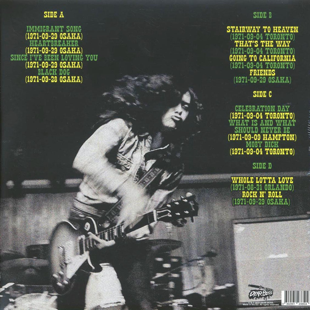 Led Zeppelin - Evolution Is Timing: 1971 Radio Sessions (ltd. 300 copies made) (2xLP) (colored vinyl) vinyl LP back cover