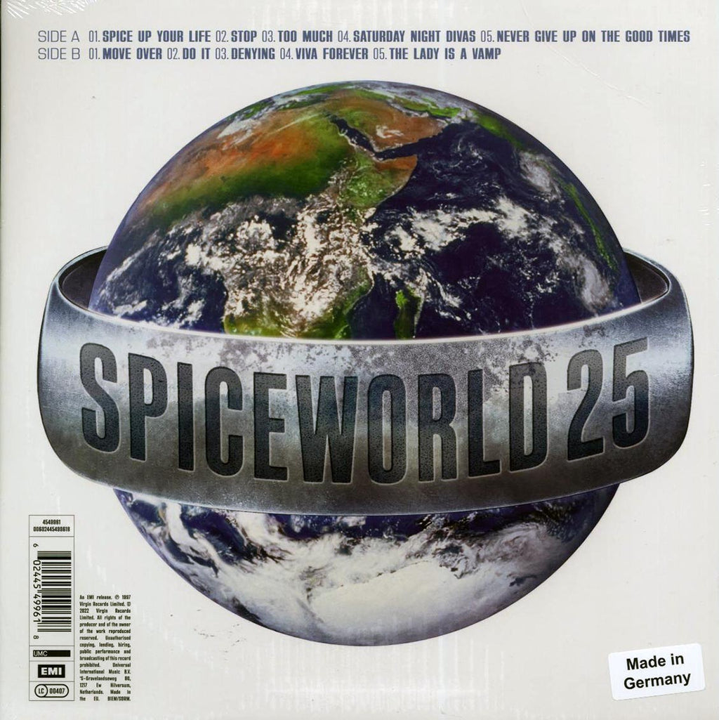 Spice Girls - Spiceworld 25 (25th Anniv. Ed.) (picture disc) vinyl LP back cover