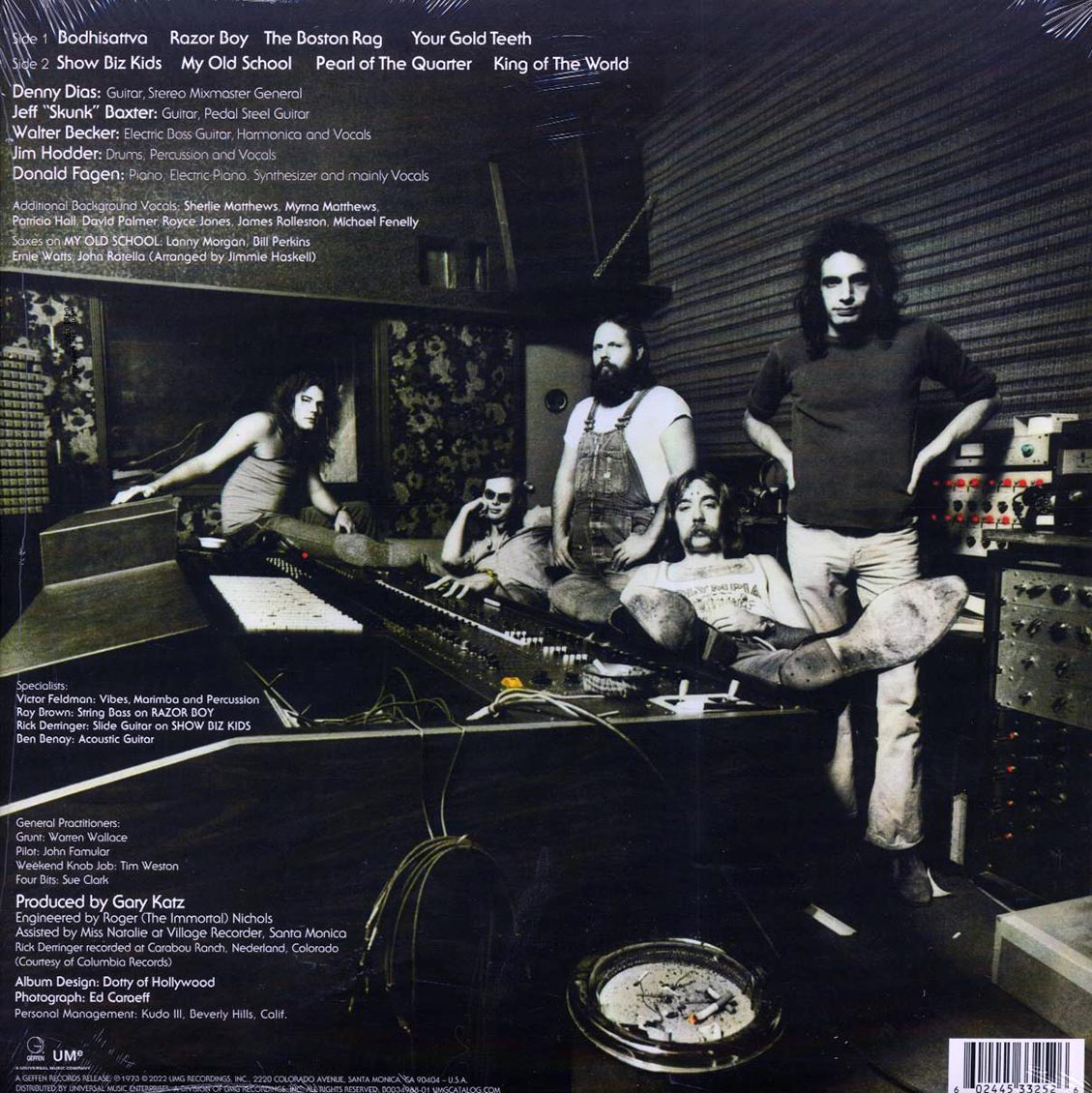 Steely Dan - Countdown To Ecstasy (180g) (remastered) vinyl LP back cover