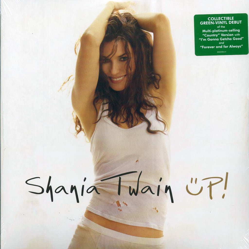 Shania Twain - Up! (2xLP) (green vinyl) vinyl LP front cover
