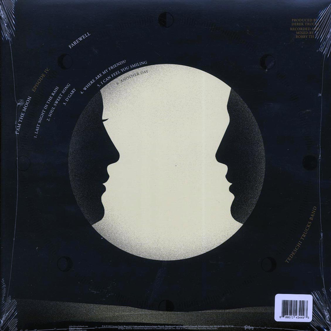Tedeschi Trucks Band - I Am The Moon: IV. Farewell (180g) vinyl LP back cover
