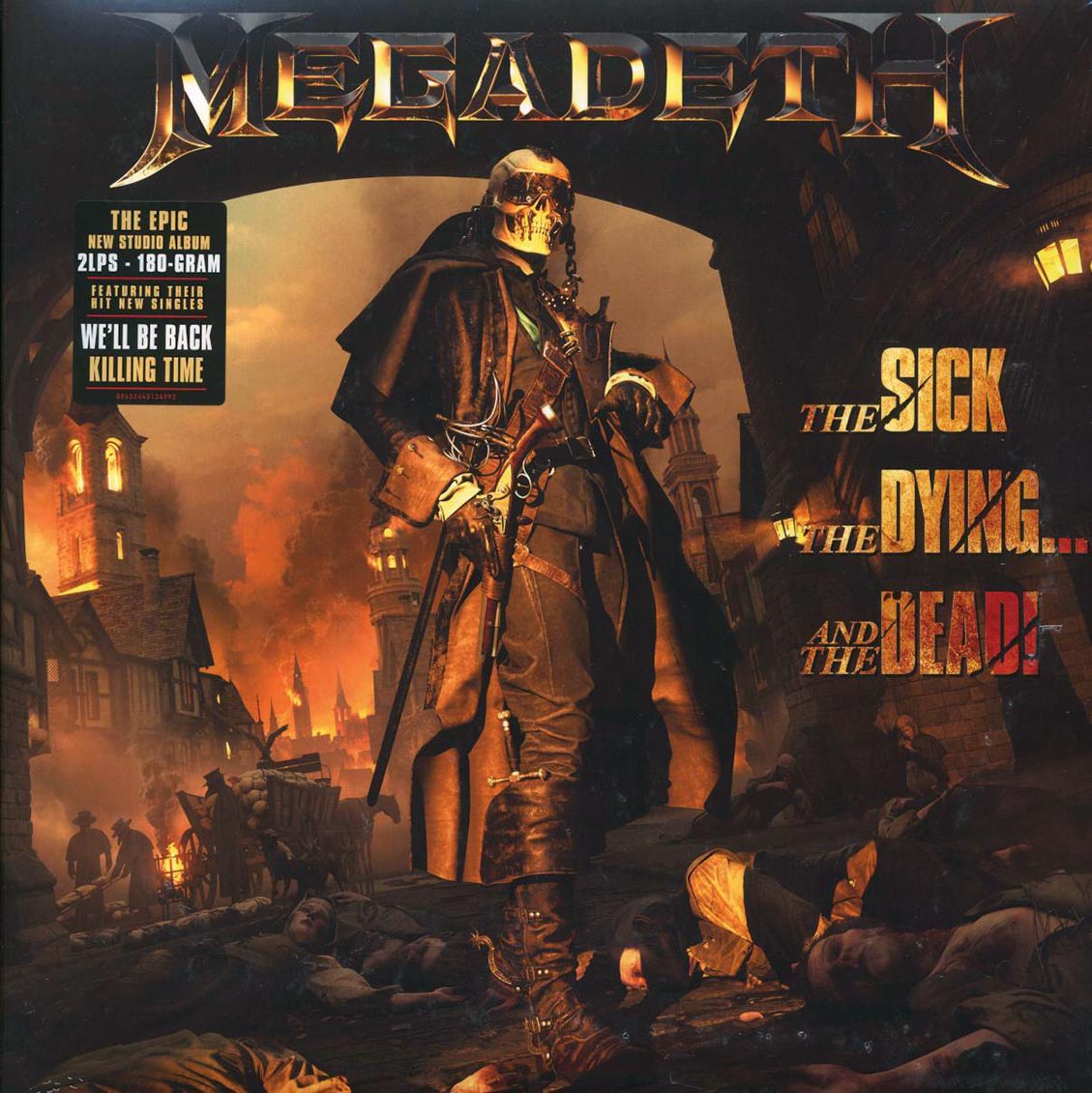 Megadeth - The Sick, The Dying And The Dead! (2xLP) (180g) vinyl LP front cover