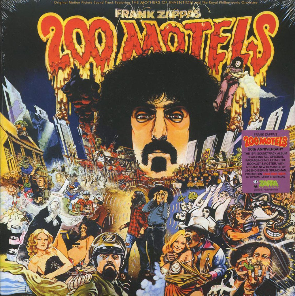 Frank Zappa - 200 Motels (ltd. ed.) (180g) (remastered) (red vinyl) vinyl LP front cover