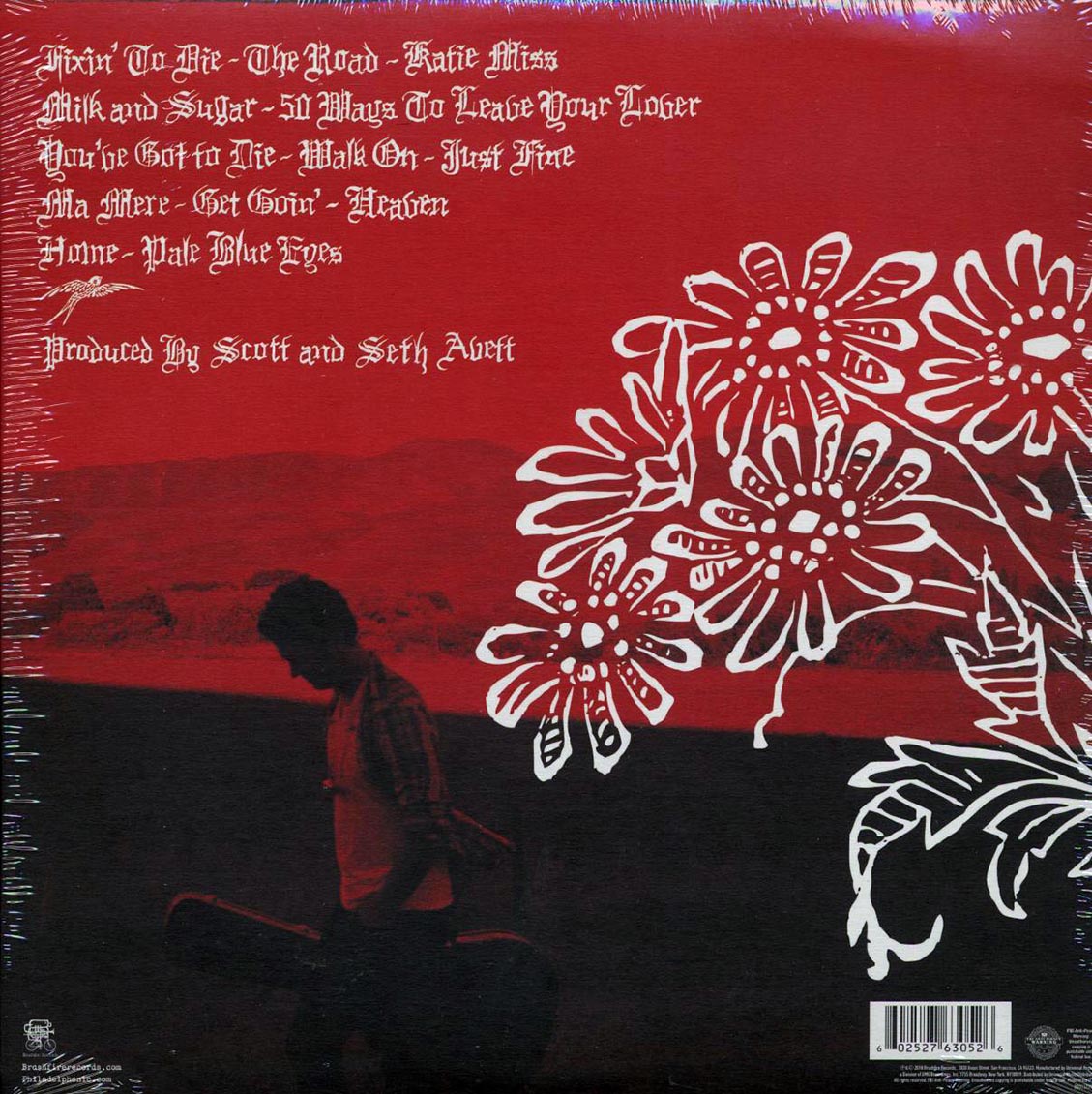 G-Love - Fixin' To Die vinyl LP back cover
