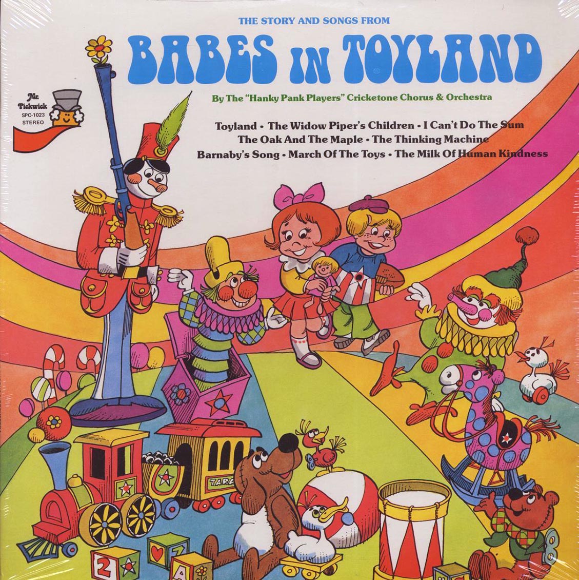 Hanky Panky Players, The Cricketone Chorus Orchestra - The Story And Songs From Babes In Toyland (1977 FIRST PRESS) (orig. press) vinyl LP front cover