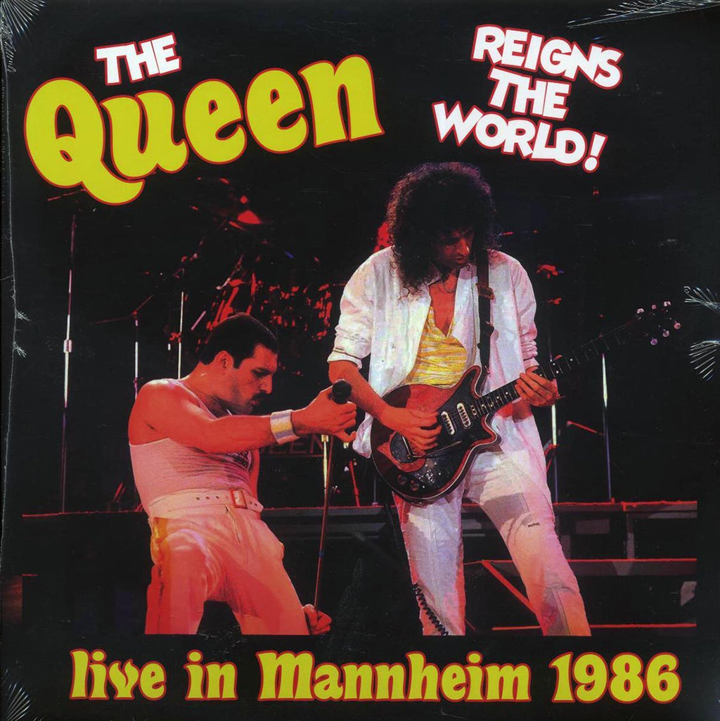 Queen - Reigns The World! Live In Mannheim 1986 (2xLP) vinyl LP front cover