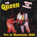 Queen - Reigns The World! Live In Mannheim 1986 (2xLP) vinyl LP front cover