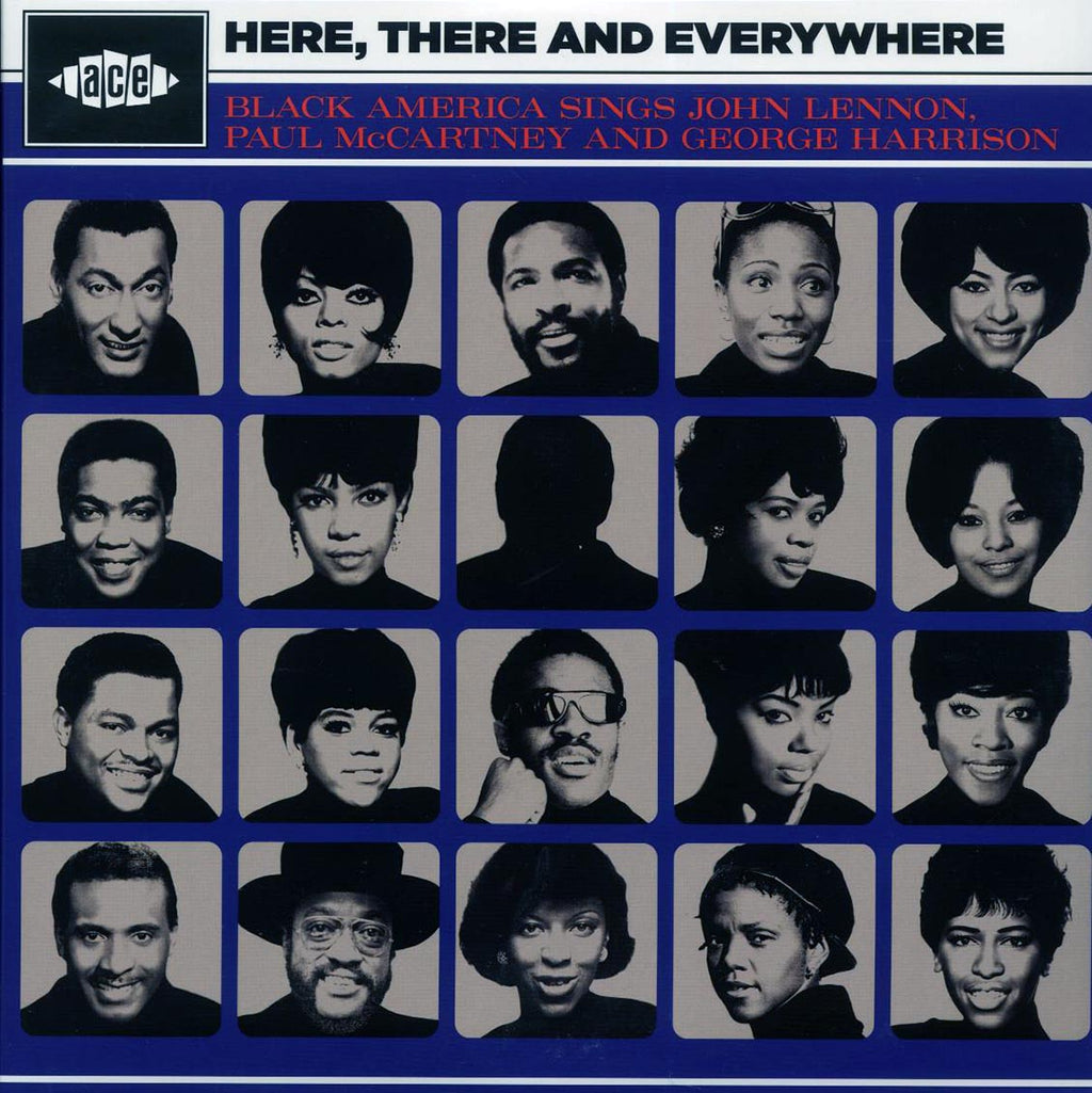 Sarah Vaughan, Natalie Cole, Mary Wells, Billy Paul, Etc. - Here, There And Everywhere: Black America Sings John Lennon, Paul McCartney And George Harrison (2xLP) vinyl LP front cover
