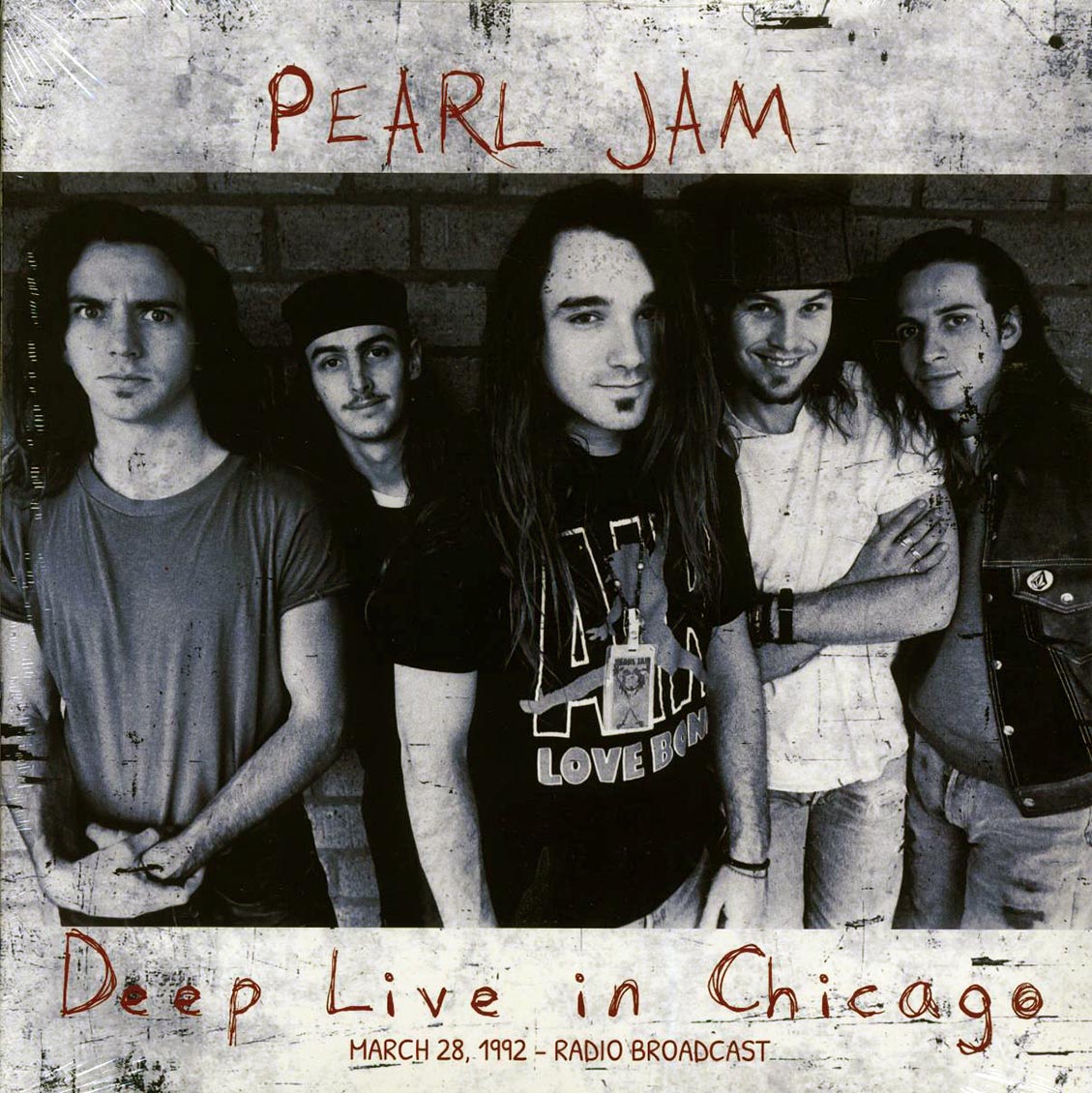 Pearl Jam - Deep Live In Chicago, March 28, 1992 vinyl LP front cover