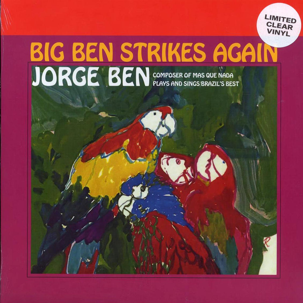 Jorge Ben - Big Ben Strikes Again (clear vinyl) vinyl LP front cover