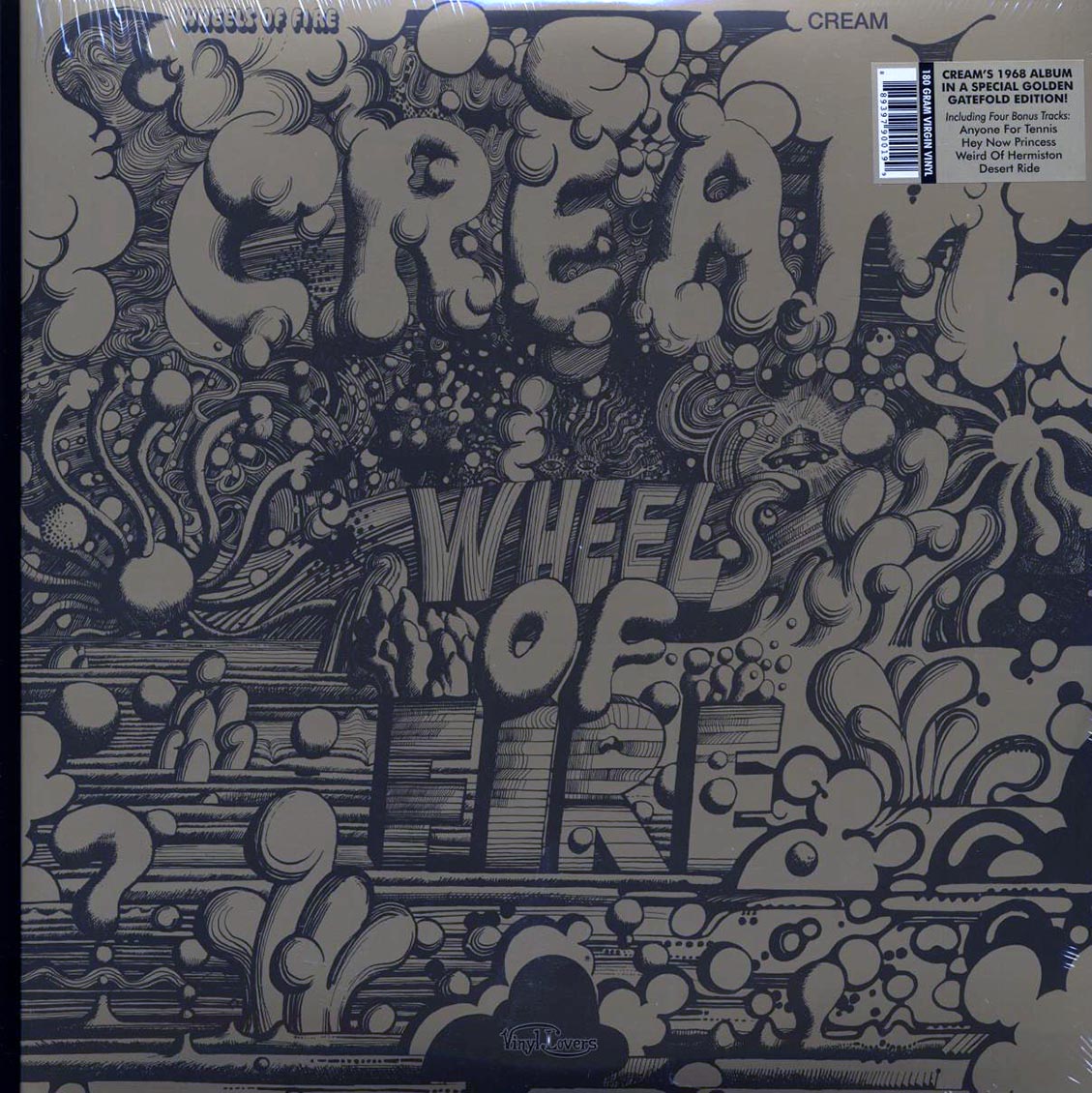 Cream - Wheels Of Fire (2xLP) (180g) vinyl LP front cover