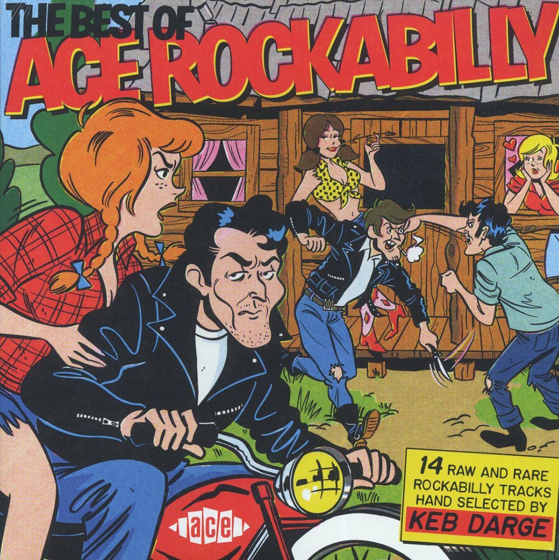 Pat Cupp & The Flying Saucers, Orangie Ray Hubbard, Gene Terry & His Kool Kats, Etc. - The Best Of Ace Rockabilly: 14 Raw And Rare Rockabilly Tracks Hand Selected By Keb Darge (180g) vinyl LP front cover