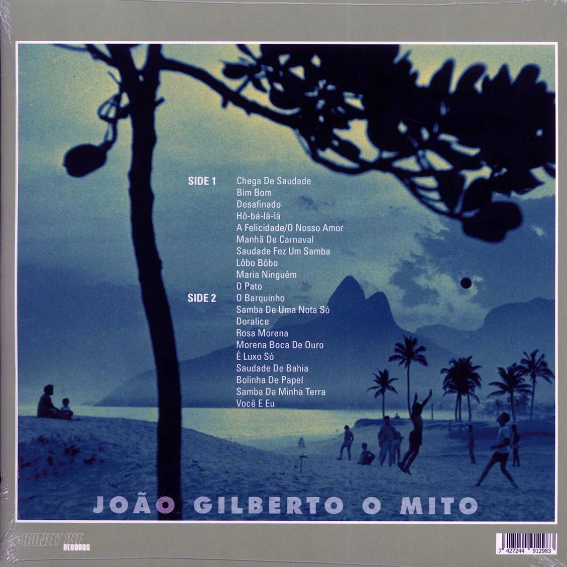 Joao Gilberto - O Mito vinyl LP back cover