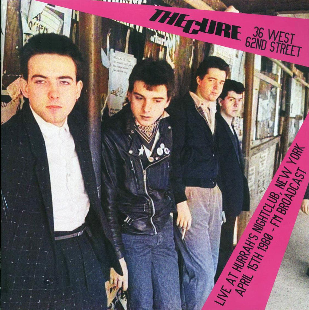 The Cure - Live At Hurrah's Nightclub, New York, April 15th 1980 vinyl LP front cover