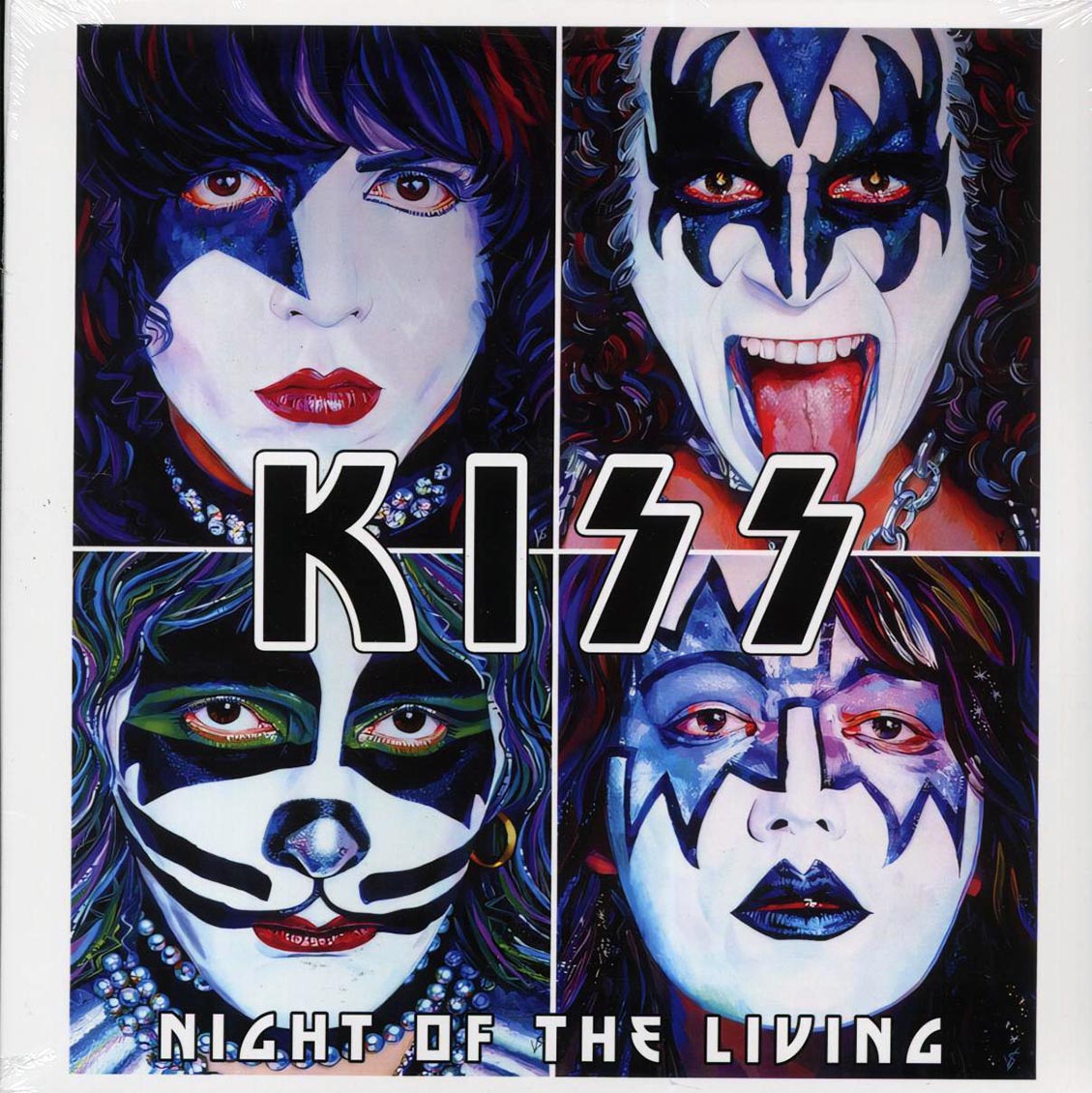 Kiss - Night Of The Living: Live In Tokyo, Judo Arena, 21 April 1988 vinyl LP front cover