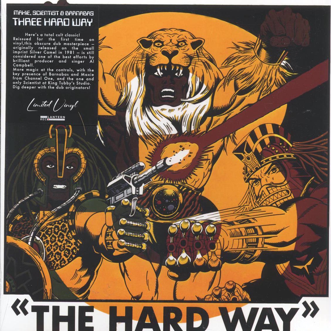 Maxie, Scientist, Barnabas - Three The Hard Way vinyl LP front cover