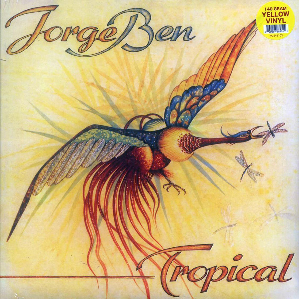 Jorge Ben - Tropical (yellow vinyl) vinyl LP front cover
