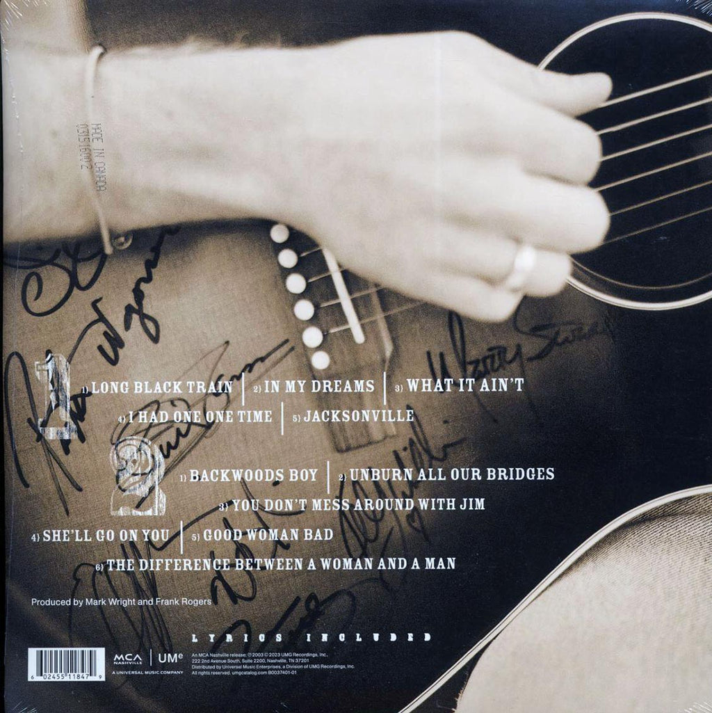 Josh Turner - Long Black Train (20th Anniv. Ed.) vinyl LP back cover