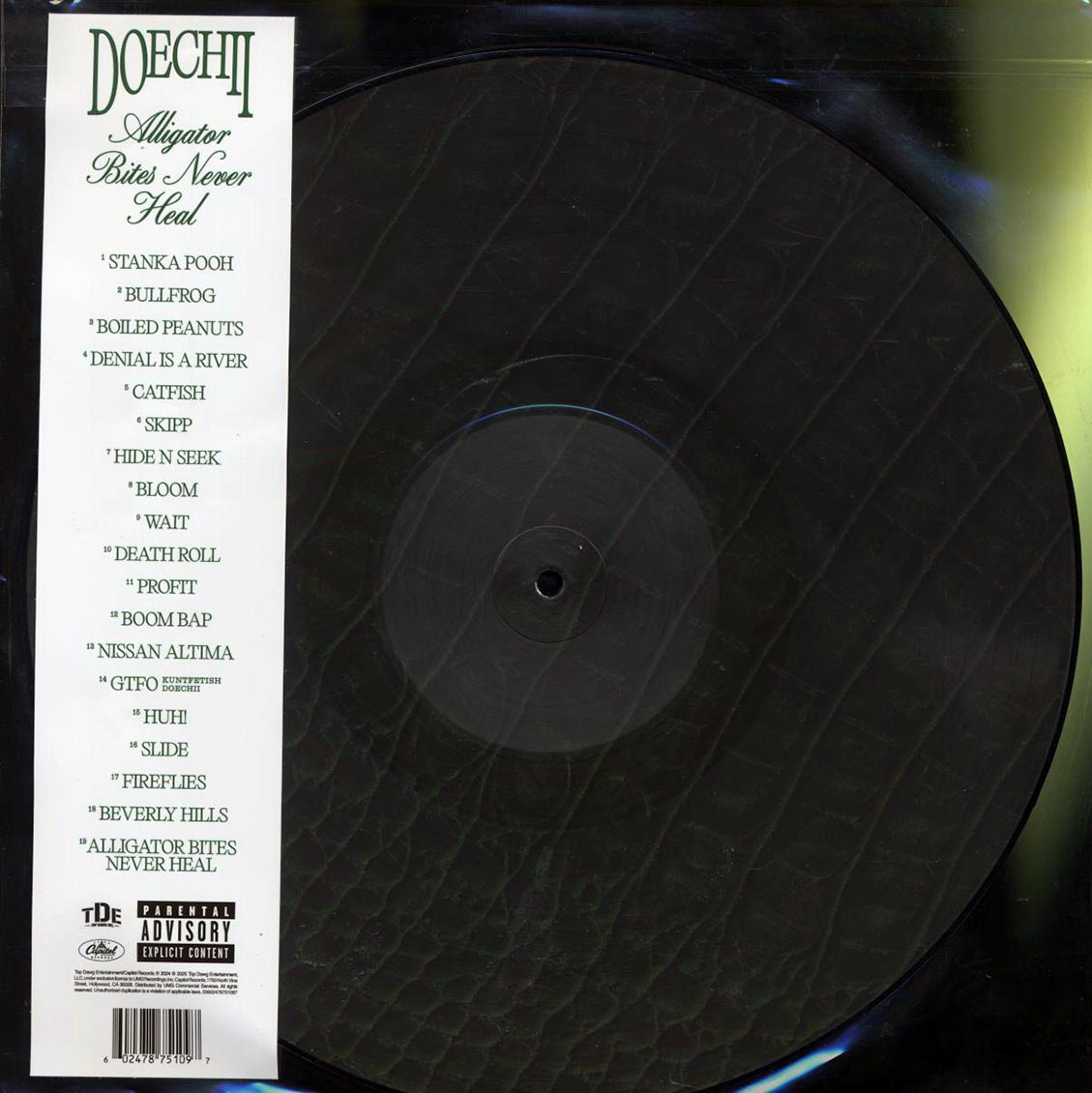 Doechii - Alligator Bites Never Heal (picture disc) vinyl LP front cover