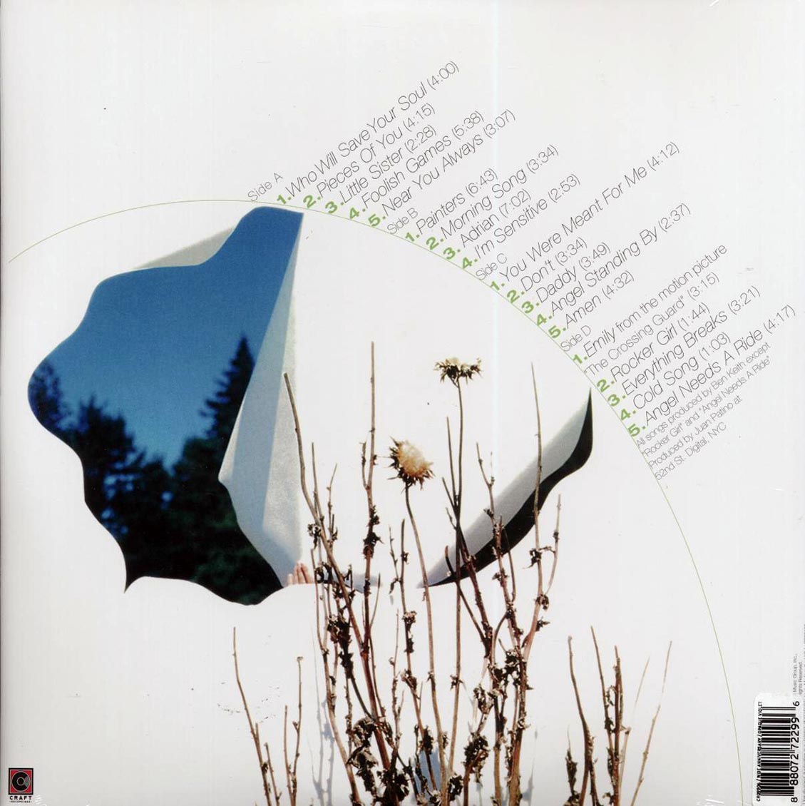 Jewel - Pieces Of You (30th Anniv. Ed.) (ltd. ed.) (2xLP) (amethyst vinyl) vinyl LP back cover