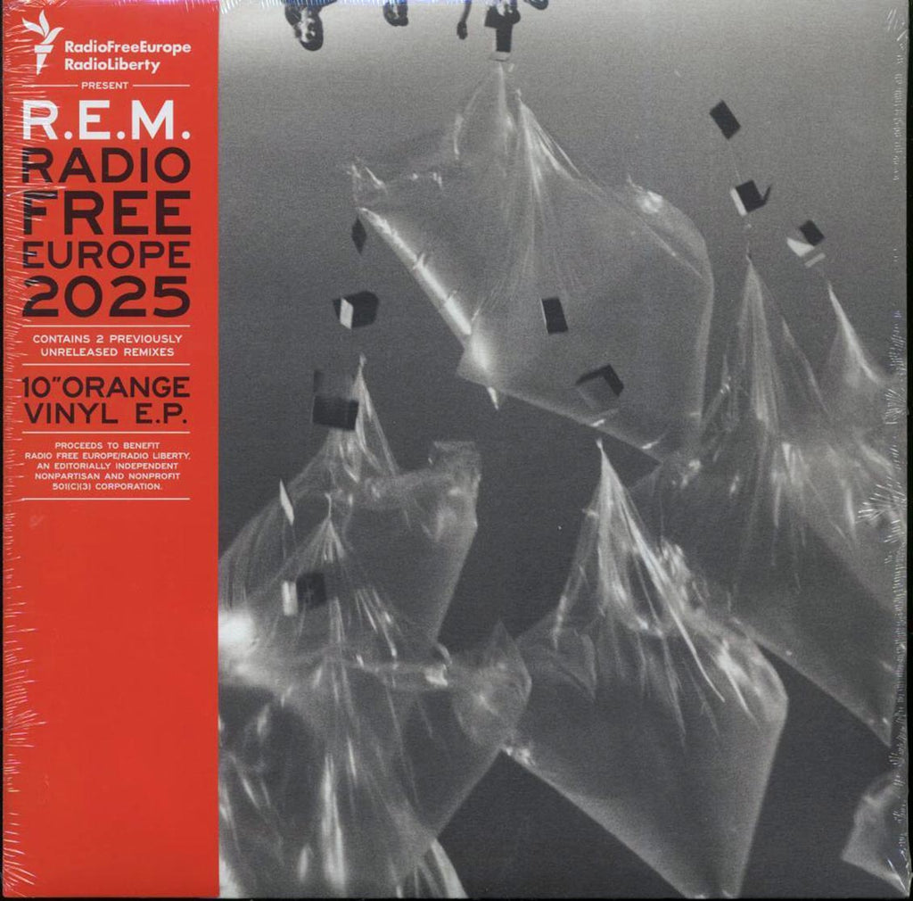 REM - Radio Free Europe 2025 (ltd. ed.) (orange vinyl) vinyl LP front cover