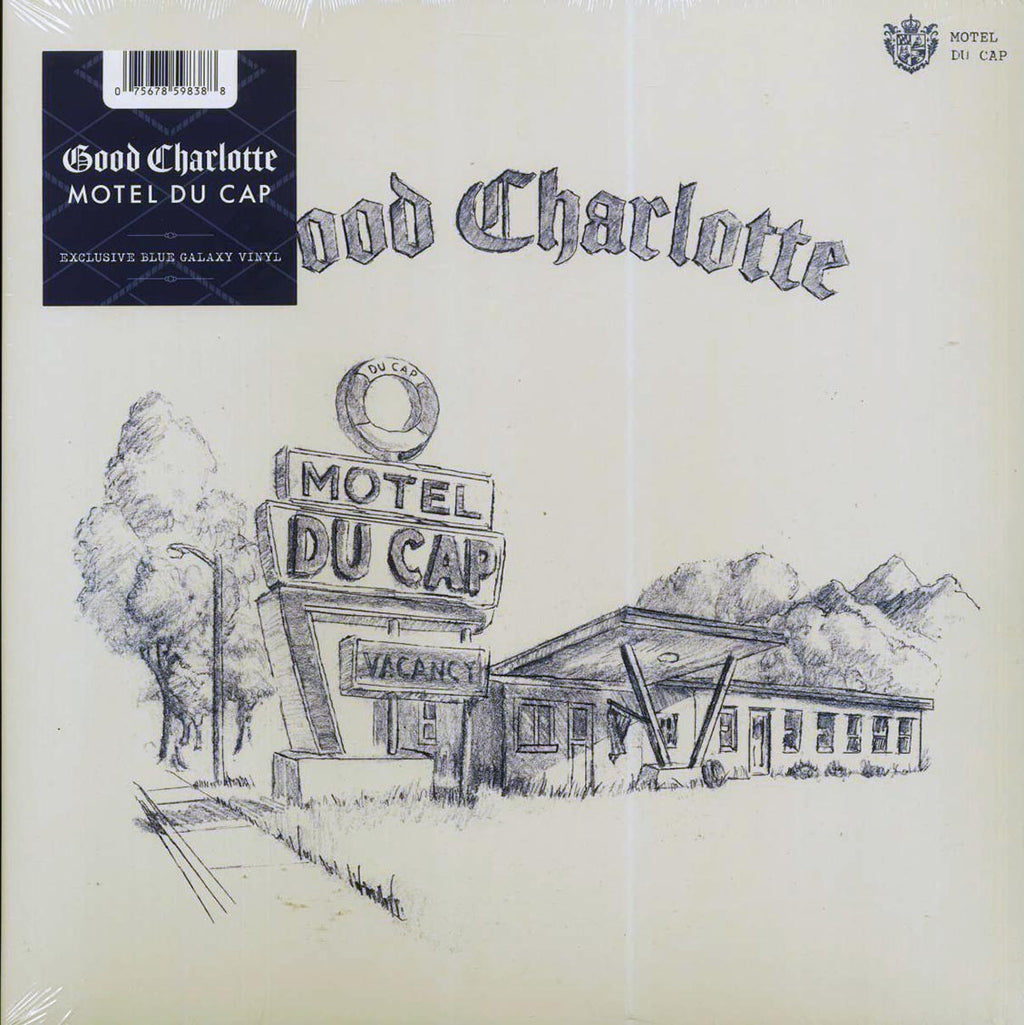 Good Charlotte - Motel Du Cap (blue galaxy vinyl) vinyl LP front cover
