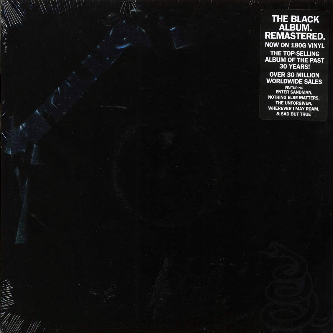 Metallica - Metallica (2xLP) (180g) (remastered) vinyl LP front cover