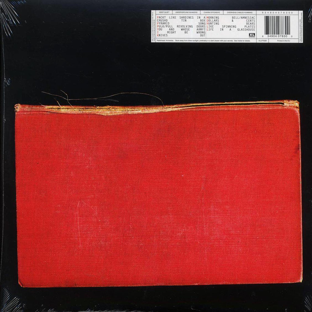 Radiohead - Amnesiac (2xLP) (180g) vinyl LP back cover