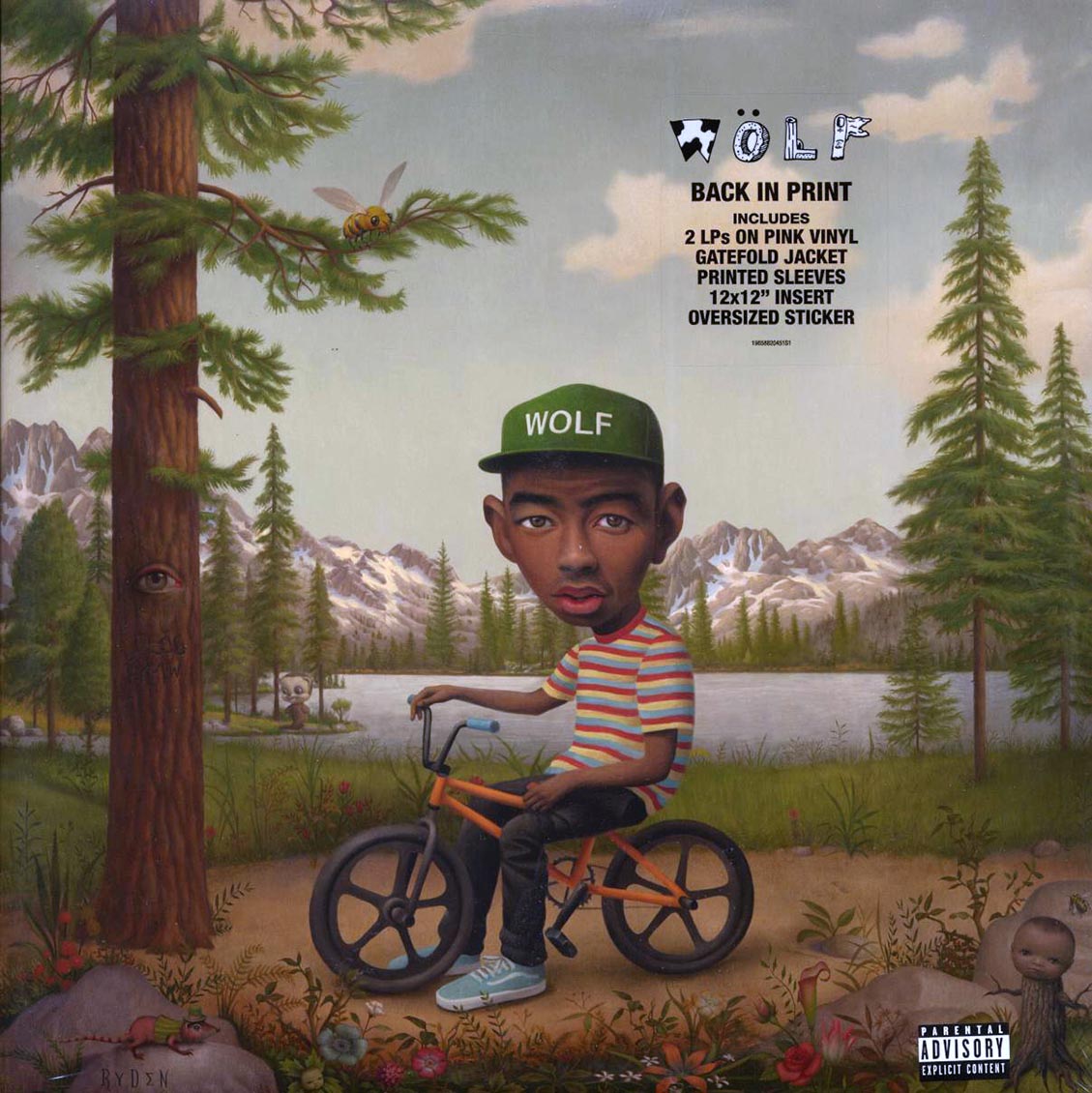 Tyler The Creator - Wolf (2xLP) (pink vinyl) vinyl LP front cover