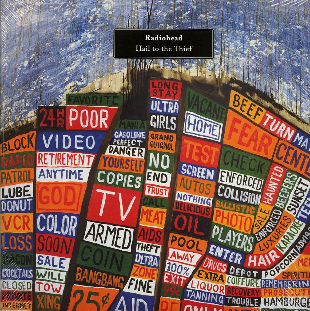 Radiohead - Hail To The Thief (2xLP) vinyl LP front cover