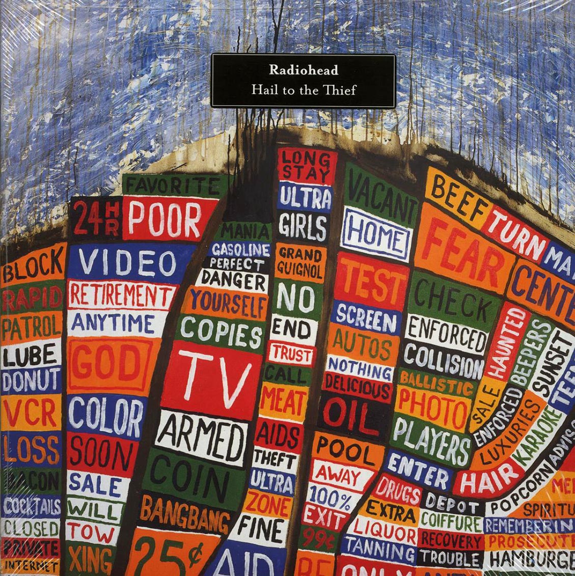 Radiohead - Hail To The Thief (2xLP) vinyl LP front cover