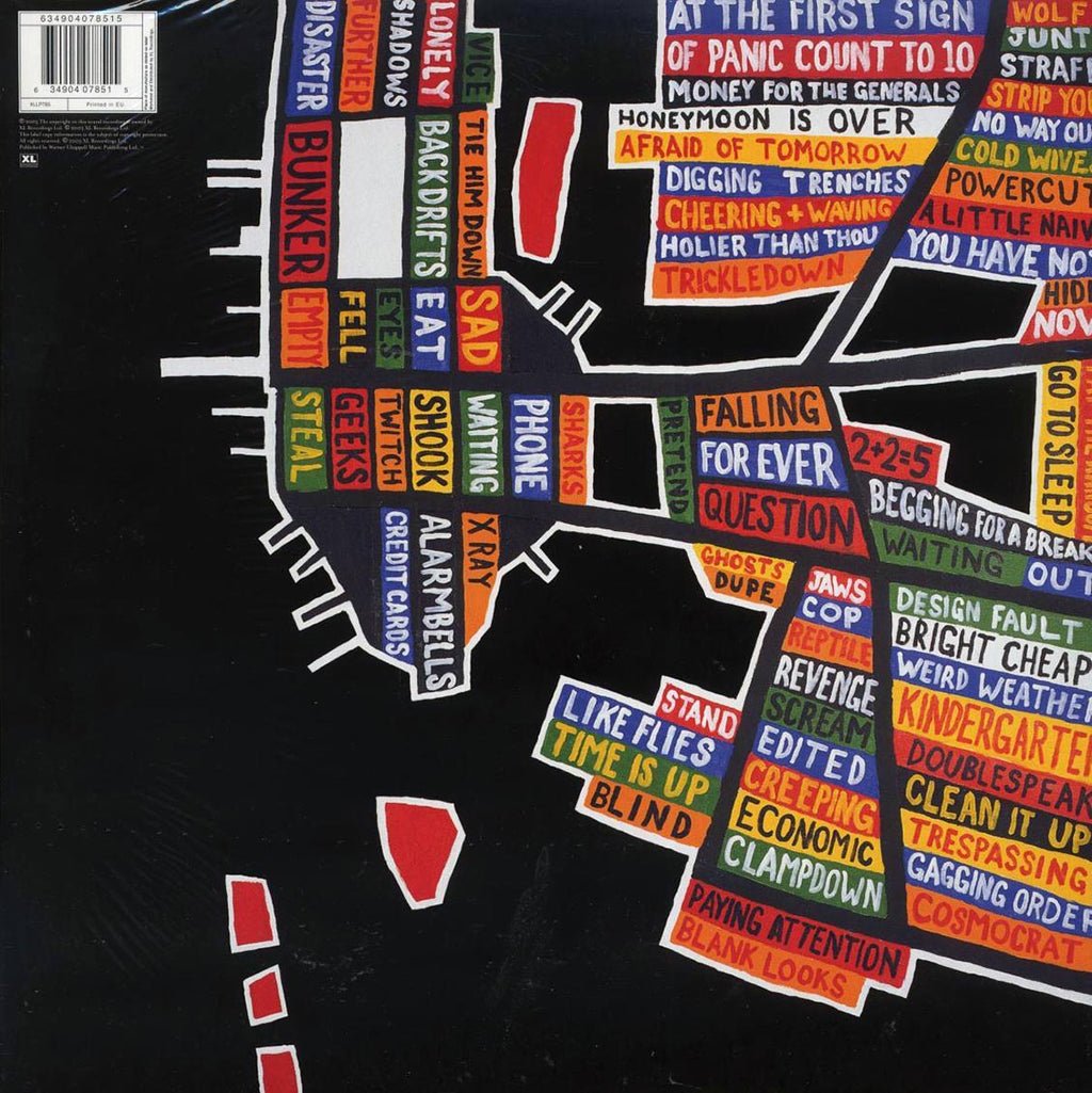 Radiohead - Hail To The Thief (2xLP) vinyl LP back cover