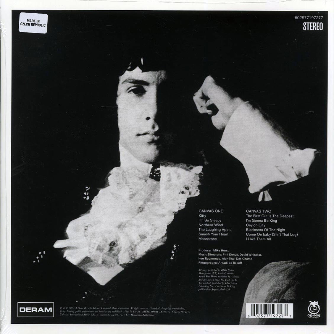 Cat Stevens - New Masters (red vinyl) vinyl LP back cover