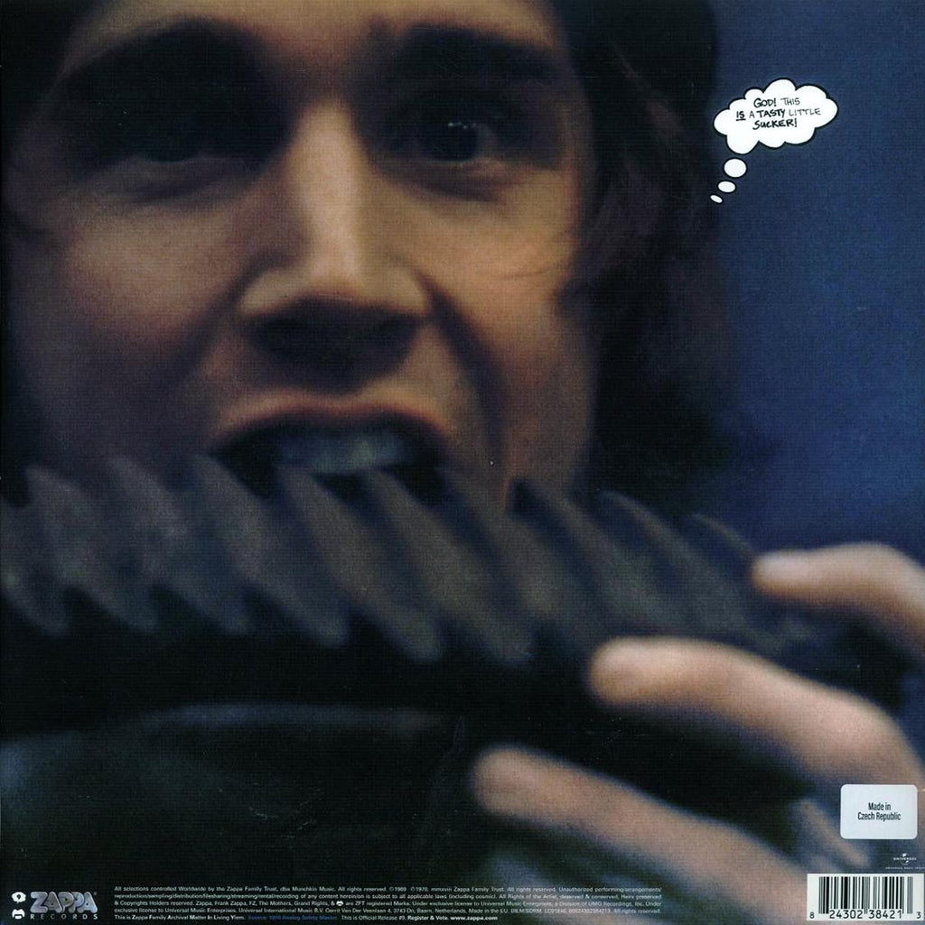 The Mothers Of Invention (Frank Zappa) - Burnt Weeny Sandwich (180g) vinyl LP back cover
