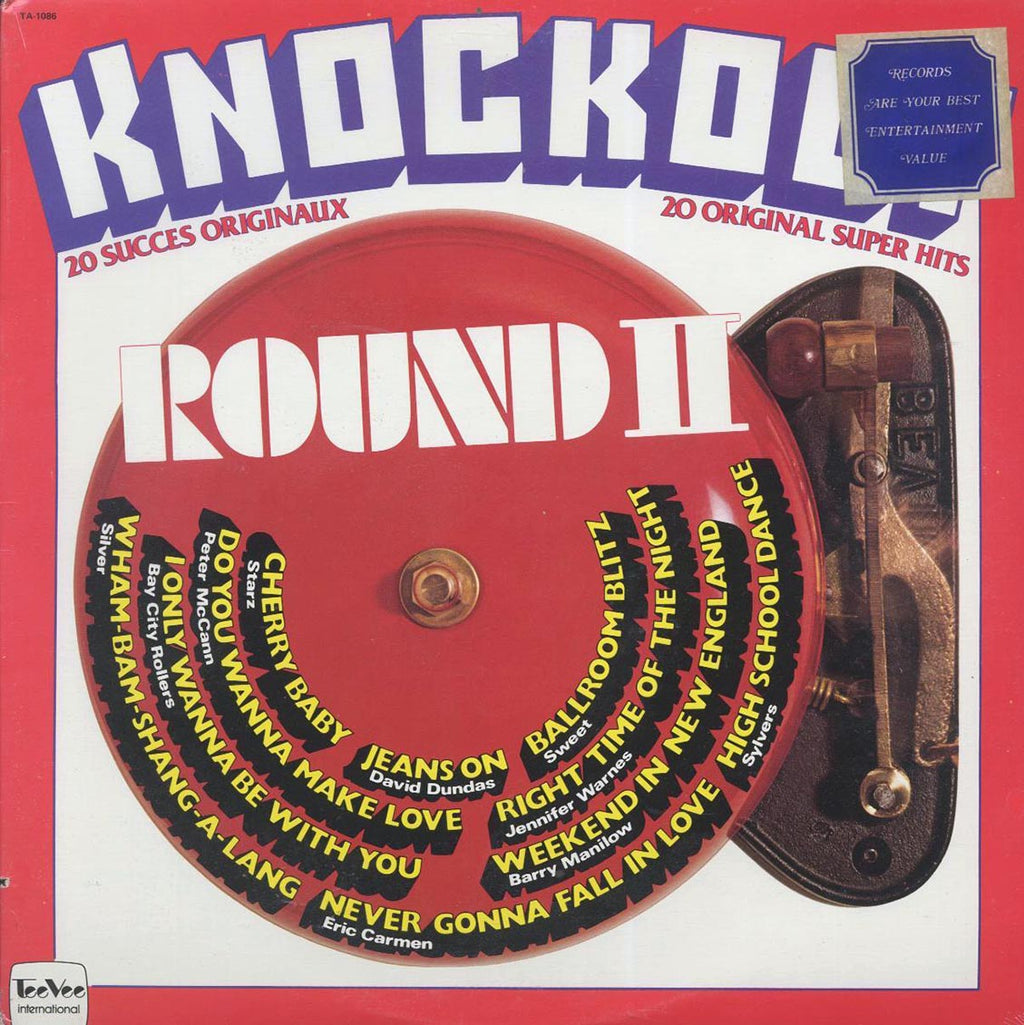 Linda Ronstadt, Bay City Rollers, Little River Band, Etc. - Knockout Round II vinyl LP front cover