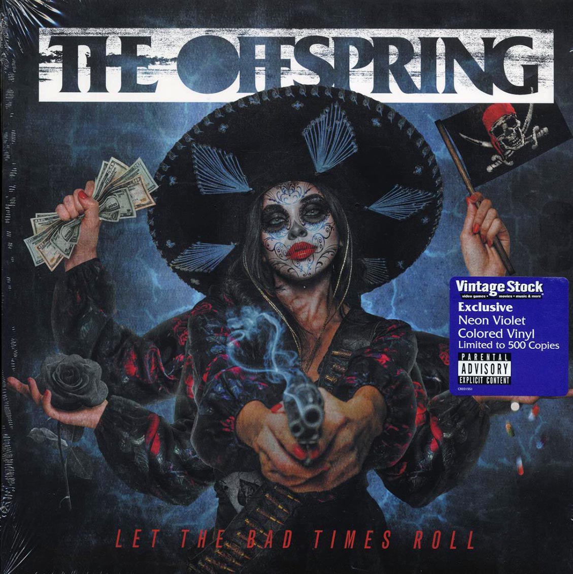 The Offspring - Let The Bad Times Roll (ltd. 500 copies made) (violet vinyl) vinyl LP front cover