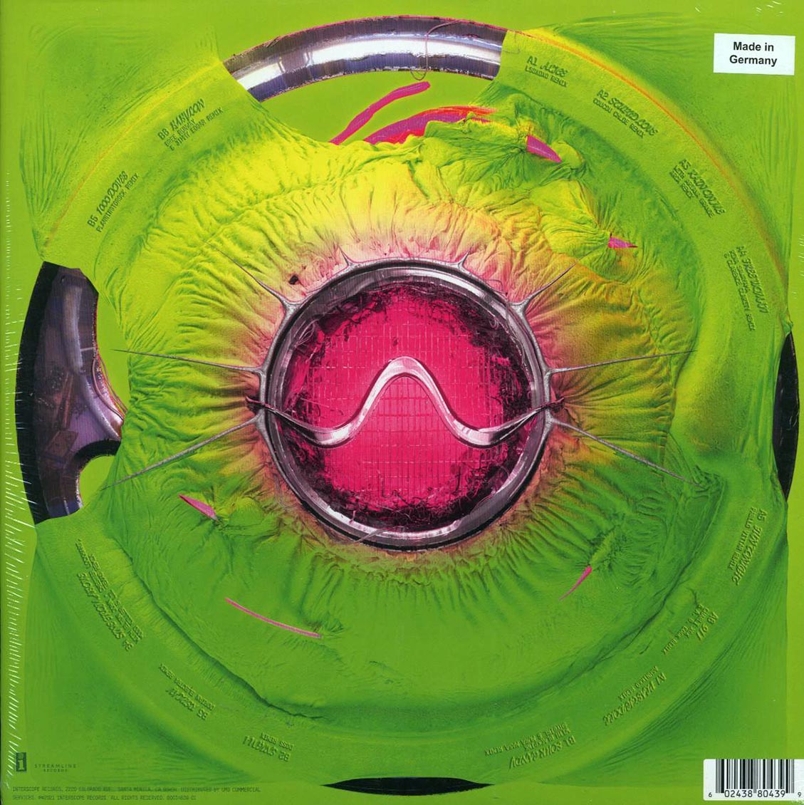 Lady Gaga - Dawn Of Chromatica vinyl LP back cover
