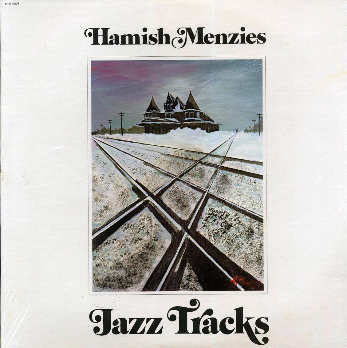 Hamish Menzies - Jazz Tracks (1980 FIRST PRESS) (orig. press) vinyl LP front cover