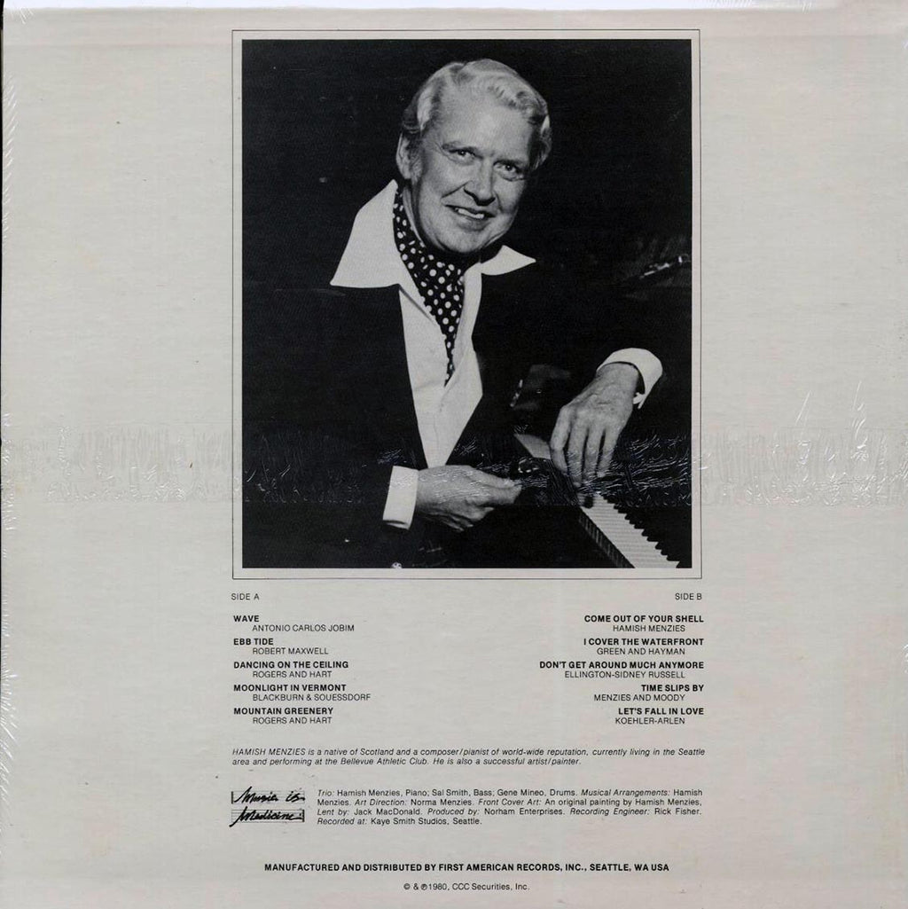 Hamish Menzies - Jazz Tracks (1980 FIRST PRESS) (orig. press) vinyl LP back cover