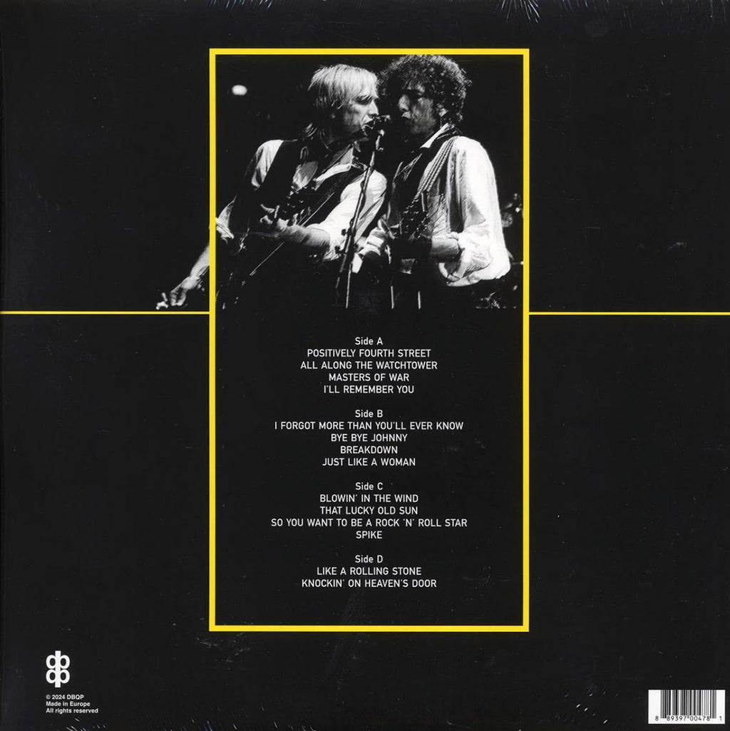 Bob Dylan, Tom Petty & The Heartbreakers - Live At The Entertainment Centre In Sydney February 24-25, 1986 (2xLP) vinyl LP back cover