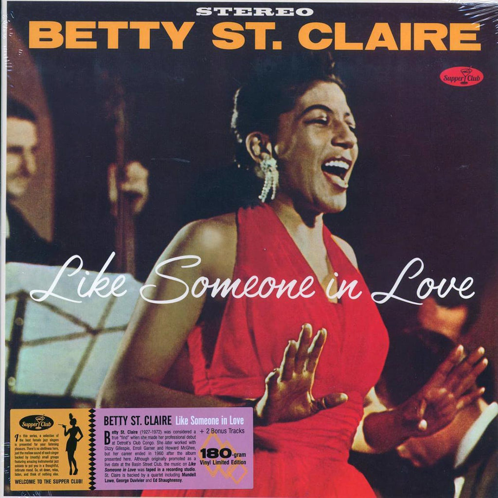 Betty St. Claire - Like Someone In Love (+2 bonus tracks) (ltd. ed.) (180g) vinyl LP front cover