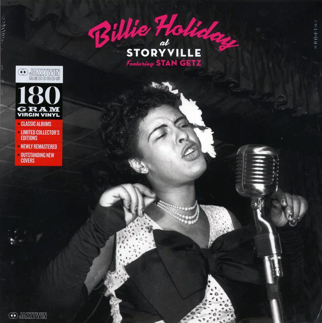 Billie Holiday - Billie Holiday At Storyville Featuring Stan Getz (ltd. ed.) (180g) (remastered) vinyl LP front cover