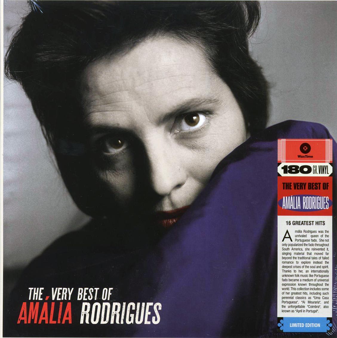 Amalia Rodrigues - The Very Best of (ltd. ed.) (180g) vinyl LP front cover