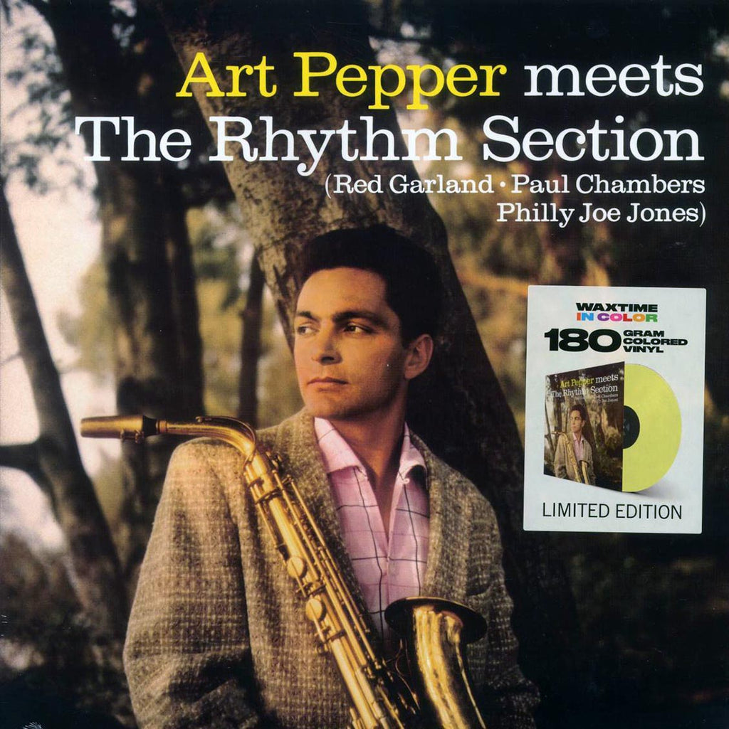 Art Pepper - Art Pepper Meets The Rhythm Section (ltd. ed.) (180g) (yellow vinyl) vinyl LP front cover