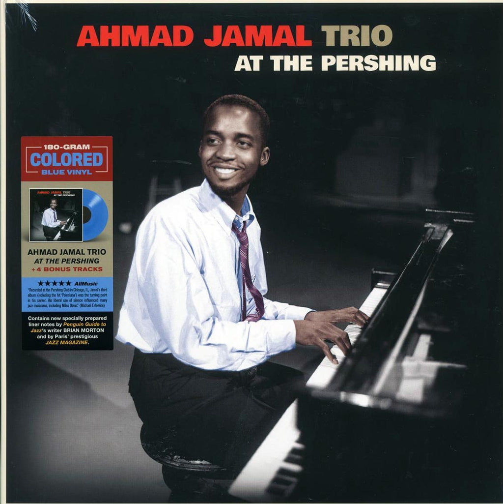 Ahmad Jamal Trio - At The Pershing (+4 bonus tracks) (ltd. ed.) (180g) (blue vinyl) vinyl LP front cover