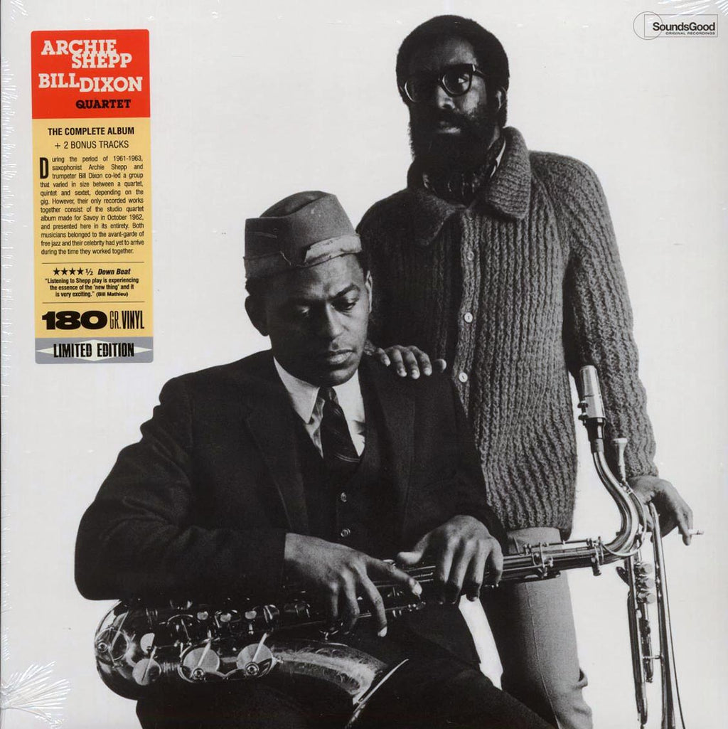 Archie Shepp-Bill Dixon Quartet - Archie Shepp-Bill Dixon Quartet (+2 bonus tracks) (mono) (ltd. ed.) (180g) vinyl LP front cover