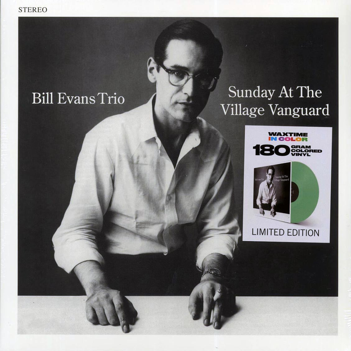 Bill Evans Trio - Sunday At The Village Vanguard (+bonus track) (ltd. ed.) (180g) (green vinyl) vinyl LP front cover