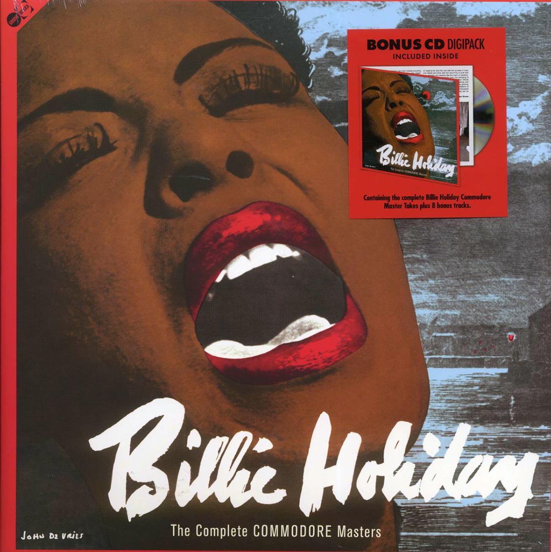Billie Holiday - The Complete Commodore Masters (+8 bonus tracks) (ltd. ed.) (180g) (incl. CD) vinyl LP front cover