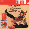 Chet Baker, Len Mercer & His Orchestra - Sings And Plays With Len Mercer And His Orchestra: Angel Eyes (+bonus track) (ltd. ed.) (180g) (red vinyl) vinyl LP front cover